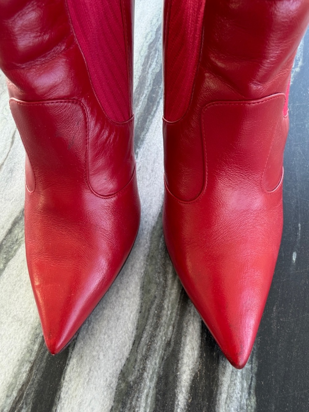 Fendi red booties - Picture 5 of 5